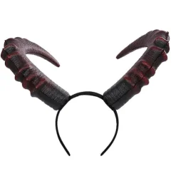 Demon Horns Huvudband Rolig Påsk Hårbåge Personlig Gotisk Hårtillbehör-4> Huvudbonader