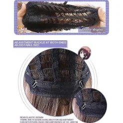 Selltech Demon Hunters Kostym Rumi Peruk Rumi Cosplay Peruk Anime Zoey Mira Peruker Långt Rakt Håraccessoar för Kvinnor><noscript><img width=