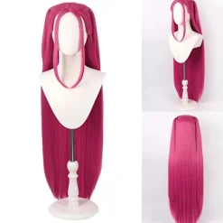 Demon K-pop Hunters Kostym Rumi Peruk Mira Zoe Realistisk Anime Cosplay Peruk för Cosplay Konvent><noscript><img width=