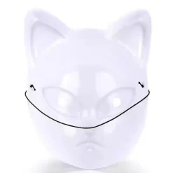 Demon Slayer Fox Cosplay Mask Kostymtillbehör Halloween Carnival Masquerade Japansk Anime Fancy Dress Up Festrekvisita><noscript><img width=