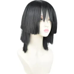 Demon Slayer: Kimetsu no Yaiba Peruk Cosplay: Iguro Kobana> Peruker