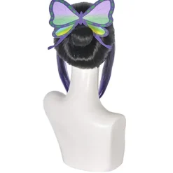 Demon Slayer Kochou Shinobu Cosplay Peruk Syntetiskt Hår Peruker Med Hår Tillbehör> Peruker