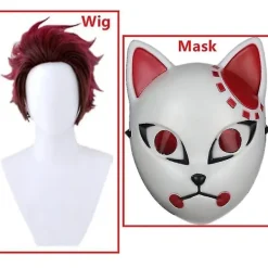 Demon Slayer Tanjiro Kamado Cosplay Kostym Kimono Set för Vuxna & Barn - 9 Delars Anime Outfit Kompatibel med Kimetsu No Yaiba [JUN] 9-delars set-FA- 140 | Fyndiq><noscript><img width=