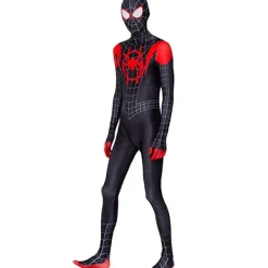LBSS Den fantastiska Spider-Man-kostymen för vuxen/barn Halloween rollspel bär med huvudbonader Cosplay jumpsuits i ett set M> Dräkter