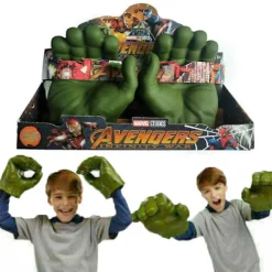 Den perfekta julklappen Avengers Hulk handskar Smash händer barn Cosplay leksak ett par nävar> Tillbehör