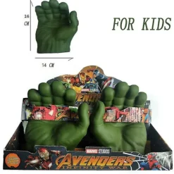 Den perfekta julklappen Avengers Hulk handskar Smash händer barn Cosplay leksak ett par nävar><noscript><img width=