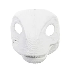 Dinosauriemask med huva, Jurassic World dinosaurieleksaker med öppningsbar rörlig käke, Velociraptor-mask & Tyrannosaurus Rex-maskpaket [YD]><noscript><img width=