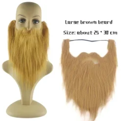 DIY Fancy Dress Skägg Långa Fluff Skägg Cosplay Kostym rekvisita> Tillbehör