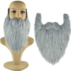 DIY Fancy Dress Skägg Långa Fluff Skägg Cosplay Kostym rekvisita><noscript><img width=
