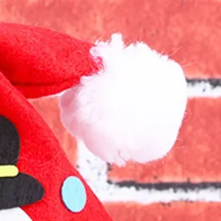 DIY Filt Julpyssel Nonwoven Tyg Snögubbe Hatt Ornament Handgjord Sömnadsleksak><noscript><img width=