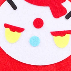 DIY Filt Julpyssel Nonwoven Tyg Snögubbe Hatt Ornament Handgjord Sömnadsleksak><noscript><img width=