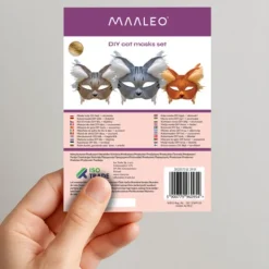 Northio DIY kattmasker set, 6 delar med tillbehör><noscript><img width=