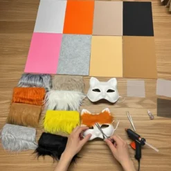 Northio DIY kattmasker set, 6 delar med tillbehör><noscript><img width=