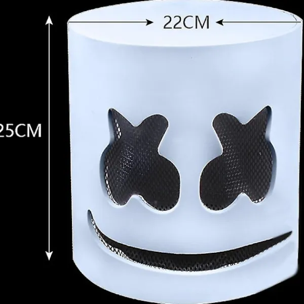 Dj Marshmello Helmask för Halloween Cosplayfest> Masker