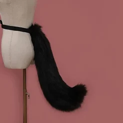 Djur Stor Svans Räv Katt Hund Varg Svans Och Öron Pannband Cosplay Kostym Tillbehör><noscript><img width=