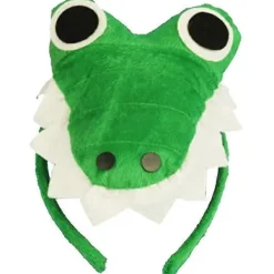 Djurhuvudband Plysch Party Huvudbonader Huvudband Party Cosplay Kostymrekvisita - Krokodil-Xin> Huvudbonader