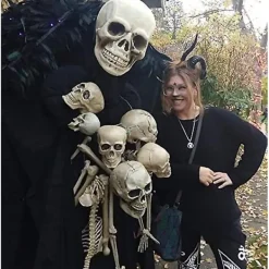 Djävulshorn Huvudband, Svarta Horn Maleficent Horn Huvudband För Halloween Kostym Cosplay><noscript><img width=