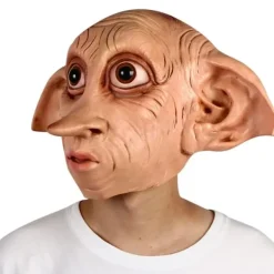 KOOLYOU Dobby Mask Hus-Elf Cosplay Kostymrekvisita Halloween Karneval Maskeradfest Dobby Huvudöverdrag Meng Stay Livsliknande Klä Upp mask><noscript><img width=