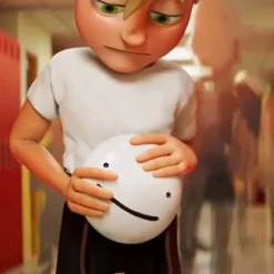 Drömmask, Halloween vit leende mask, The Dream - Mask Music Song Video samma, Sångarmask, Fest{Y F L}> Masker