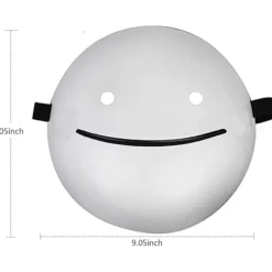 Drömmask, Halloween vit leende mask, The Dream - Mask Music Song Video samma, Sångarmask, Fest{Y F L}><noscript><img width=