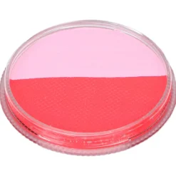 Dubbel Färgs Ansikts- och Kroppsmålningskit Vattenbaserad Smink för Barn Vuxna Cosplay Halloween Julfest 30g Fluorescerande Rosa><noscript><img width=