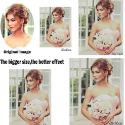 Dww- 30 x 40 cm, Clown Mask Diamond Painting Broderie Diamant Peinture Canevas 5d Tableau Enfant Adulte Strass Lot Puzzle> Masker