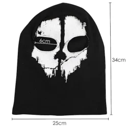LAIQIANKUA Dww-ghost Mask - Balaclava Motorcykel Paintball One Size Färg Svart> Masker