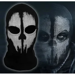 LAIQIANKUA Dww-ghost Mask - Balaclava Motorcykel Paintball One Size Färg Svart><noscript><img width=