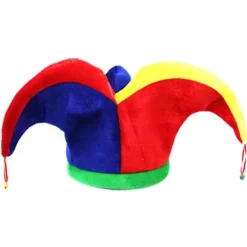 Dww-Narrdräkt - Hatt - Narr Clown Kostym - Kungens Narr> Huvudbonader