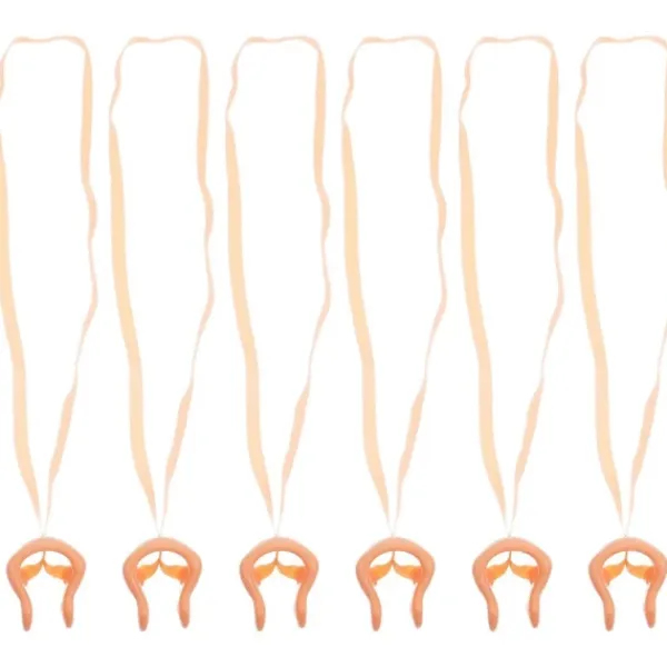 /EA/6 st Silikon Simning Nässkydd med Rem Nässkydd Simtillbehör för Barn och Vuxna> Tillbehör