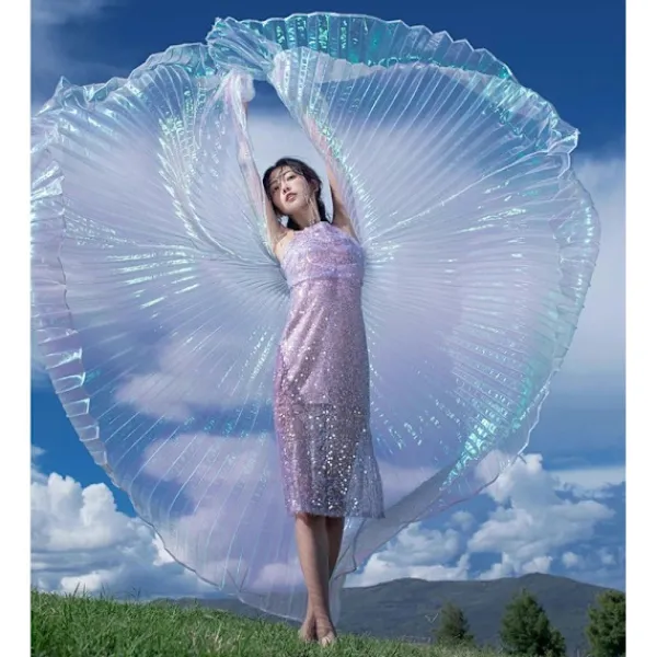 Egyptian Wings Belly Dance Isis Wings Stage Performance Props Dance Accessories -F10> Tillbehör