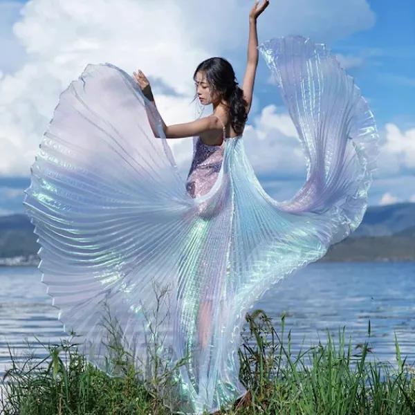Egyptian Wings Belly Dance Isis Wings Stage Performance Props Dance Accessories -F10> Tillbehör