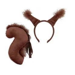 FMYSJ Ekorre Utklädningsdräkter för Barn Vuxen (FMY)> Tillbehör