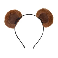 FMYSJ Ekorrhörsdiadem Plysch Björnördekoration Flickhuvudbonad Elastisk Design Djurtema Hårband Sminkhuvudbonad (FMY)> Huvudbonader