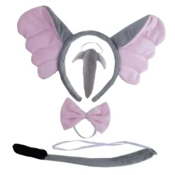 Elefant Kostymtillbehör Set Huvudbonad för Rollspel Karneval Vuxna Barn> Tillbehör