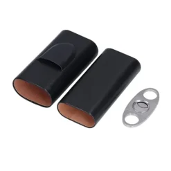 Elegant Portabel Cigarr Resefodral Affärspresentförpackning><noscript><img width=