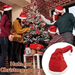 Elektrisk Jultomtehatt Batteridriven Rolig Skakande Dansande Sjungande Jultomtehatt Julpartyrekvisita><noscript><img width=