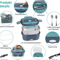 Elektrisk matlåda värmebehållare 3i1 bil lastbil arbete. [YD]><noscript><img width=