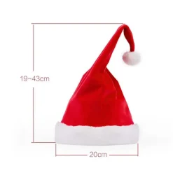 Elektrisk Musik Julhatt Magisk Dansande Sjungande Plysch Jul Justerbar Tomtehatt För><noscript><img width=