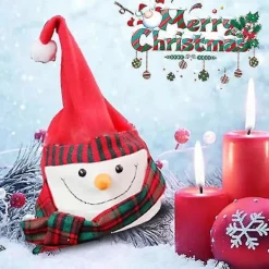 Elektrisk Tomteluva Musik Swing Tecknad Röd Plyschluva Julfestmössa A><noscript><img width=