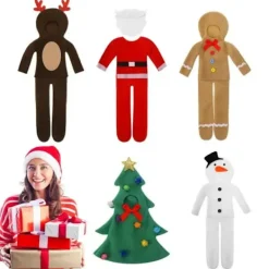 Elf Accessoarer Set Jul Elf Doll Kostym Christmas tree><noscript><img width=