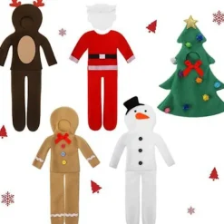 Elf Accessoarer Set Jul Elf Doll Kostym Christmas tree><noscript><img width=