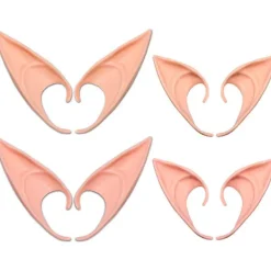Elf öron 12cm & 10cm, (4 par latex älvöron), Elf öra cosplay, alvöron> Tillbehör