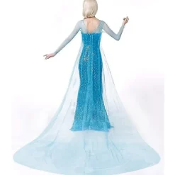 Elsa Klänning Vuxen Kvinna Cosplay Kostym XXL><noscript><img width=