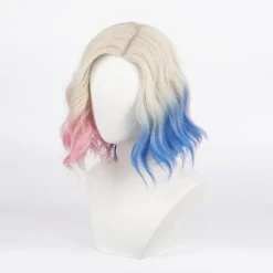 LAIQIANKUA Enid Sinclair Peruk Blå Rosa Anime Cosplay Peruk För Kvinnor Kort Lockig Peruk Vågig Peruk Värmebeständig Syntethår ​​Peruk För Halloween Kostym Par | Fyndiq><noscript><img width=