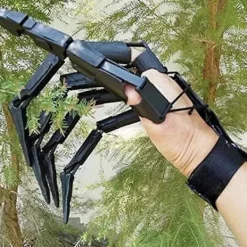 Ett par Halloween Articulated Fingers, 3D-printade Articulated Finger Extensions, med flexibla leder - Skeletthänder><noscript><img width=