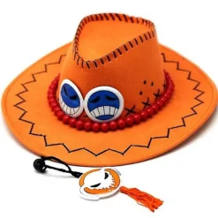 Ett stycke Portgas D Ace Cowboy Hat Kostym Hattar -a> Huvudbonader