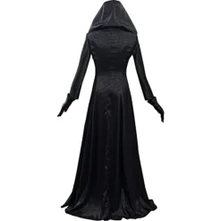 KOOLYOU Evil Village Cosplay-dräkt Vampyr Lady Klänning Outfits Halloween Karneval Dräkt M Female><noscript><img width=