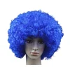 unbranded Explosionsperuk Fluffigt förlängt hår Lättvikts Clown Circus Finklänning Hårrekvisita Festperuk för vuxen - Mörkblå> Peruker