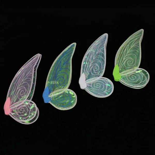 Fé Älv Prinsessa Ängelvingar För Kvinnor Flickor Festdräkter Gul> Tillbehör